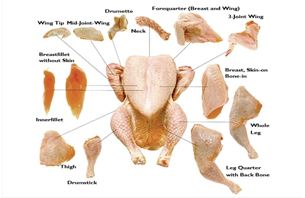 Frozen Chicken Parts