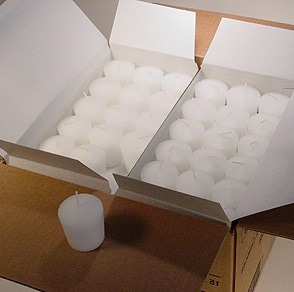 White Candles Wholesale Online