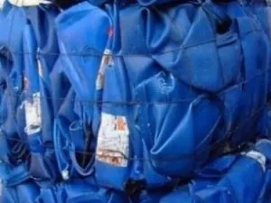 HDPE Drum Flakes Washed Scrap