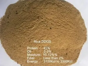 Rice DDGS Feed