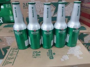 Heineken Beer Aluminum Bottles