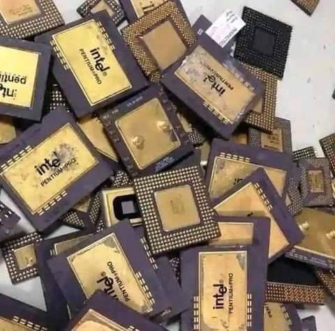 Ceramic CPU Gold Processor